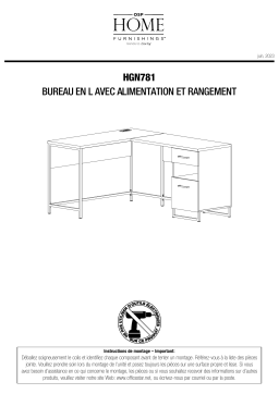 HGN781 Bureau en L: Chat IA & Téléchargement PDF