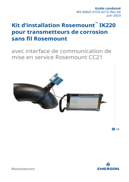 Rosemount WT210/ET410: Guide + Chat IA & Téléchargement PDF