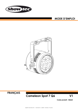 Showtec Cameleon Spot 7 Q6: Mode d'emploi + Chat IA