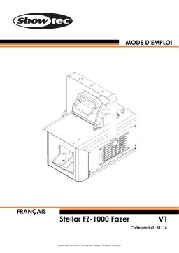 Showtec Stellar FZ-1000 Fazer : Mode d'emploi + Chat IA