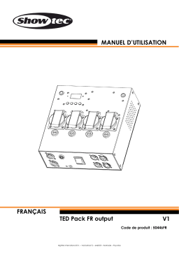 Showtec TED Pack FR output : Manuel d'utilisation + IA