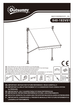 Outsunny 840-183V01 Manuel utilisateur