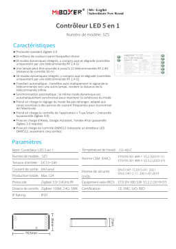 Mi-Light SZ5: Manuel d'utilisation + Chat IA et PDF