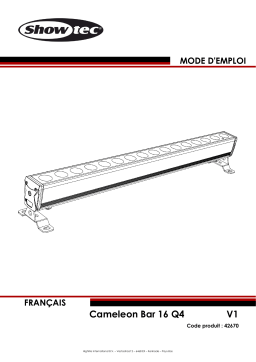 Showtec Cameleon Bar 16 Q4 | Guide d'utilisation + IA