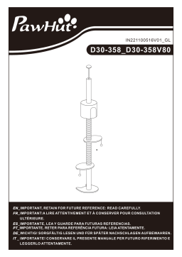 PawHut D30-358_D30-358V80 : Chat IA et téléchargement PDF