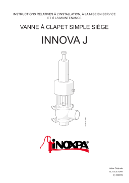 INOXPA INNOVA J Notice d'instructions | AI Chat & PDF