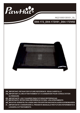 PawHut D04-172, D04-172V01, D04-172V02 | Chat IA & PDF