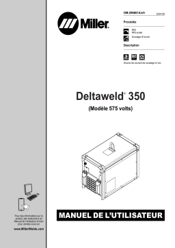 Miller DELTAWELD 350 575V Manuel utilisateur