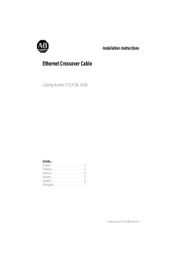 2711P-CBL-EX04 Câble Crossover Ethernet + IA Chat