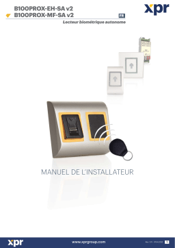 Manuel d'installateur XPR B100PROX | AI Chat & PDF