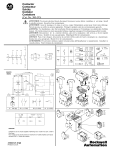 Allen-Bradley 300 Size 2 Contactor Guide d'installation