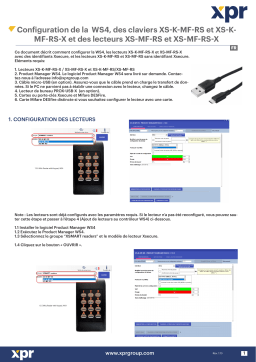 Configurer XS-K MF-RS, XS-K MF-RS-X | AI Chat & PDF