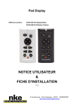 nke Marine Electronics Pad Afficheur Manuel utilisateur