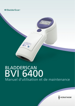 Verathon BLADDERSCAN BVI 6400 Manuel utilisateur