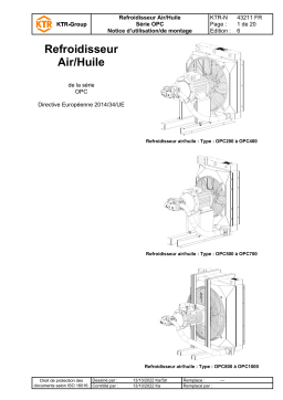 KTR OPC200 à OPC1000 : Notice d'utilisation + IA