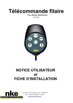 nke Marine Electronics Télécommande filaire Manuel utilisateur