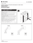 Allen-Bradley 140G Left Hand Flex Cable Guide d'installation