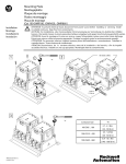 Allen-Bradley Mounting plate Guide d'installation