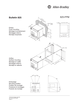 Allen-Bradley 825 FPM: Chat IA et téléchargement PDF