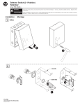 Allen-Bradley 599 Selector Switch (2-Position) Guide d'installation