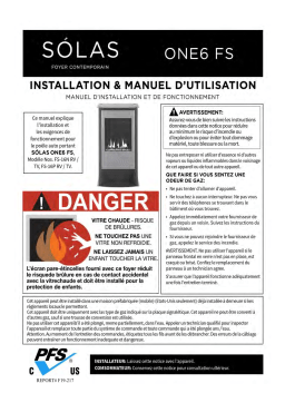 Solas ONE6 FS Freestanding Installation manuel