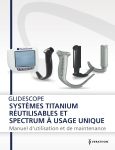 Verathon GlideScope Spectrum Single-use Blades Manuel utilisateur