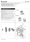 Allen-Bradley 140G Auxiliary Status Contacts (2)AX or (1)AX+(1)AL - 140G-N, 140G-NS Guide d'installation