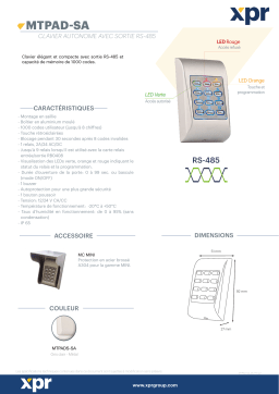 xpr MTPAD-SA Manuel du propriétaire