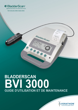 Verathon BLADDERSCAN BVI 3000 Manuel utilisateur