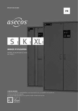 asecos S-LINE, K-LINE, XL-LINE Manuel du propriétaire