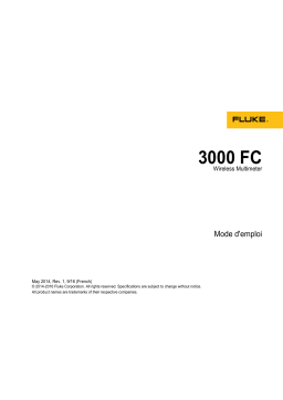 Fluke 3000 FC : Mode d'emploi + Chat IA & Téléchargement PDF