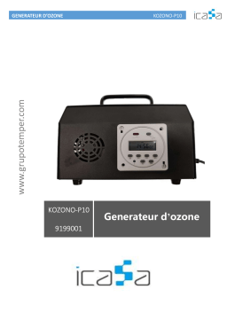 KOZONO-P10 Générateur d'ozone : AI Chat & PDF