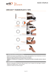 orfit ORFICAST THERMOPLASTIC MATERIAL ON A ROLL Mode d'emploi