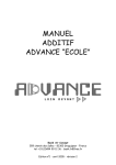 Advance Ecole: Manuel Utilisateur avec IA + PDF