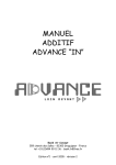 Advance In Manuel | Chat IA et T&eacute;l&eacute;chargement PDF