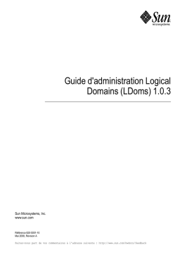 Logical Domains (LDoms) 1.0.3: Chat IA & PDF