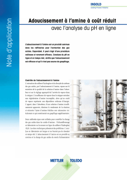 METTLER TOLEDO : Analyse pH et Adoucissement à l'amine + AI Chat & PDF Download