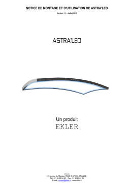 EKLER ASTRA'LED Notice de montage + AI Chat & PDF