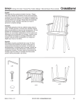 Crate &amp; Barrel union Manuel utilisateur