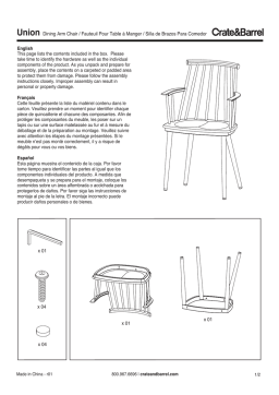 Union Fauteuil de table à manger : Chat IA et PDF