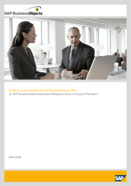 Guide de personnalisation SAP Crystal Reports