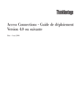 ThinkVantage Access Connections | AI Chat & PDF Access