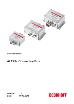 Beckhoff AL225x AL2250-0000 Manuel utilisateur