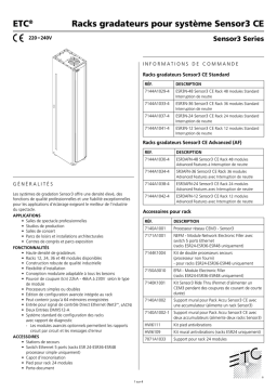 ETC Sensor3 CE : Spécifications + Chat IA & PDF