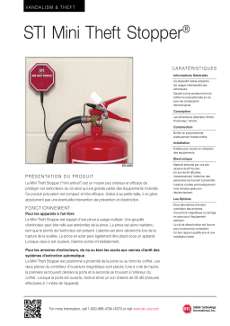 STI-6255, STI-6255-M2 Fiche produit | AI Chat & PDF