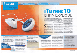 iTunes 10: Manuel d'utilisation + Chat IA & PDF
