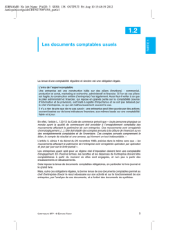 Tissot documents comptables Mode d'emploi