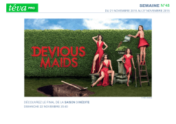 ABC Studios Devious Maids Saison 3 Mode d'emploi