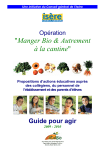 Manger Bio Cantine: Guide | AI Chat &amp; PDF Access