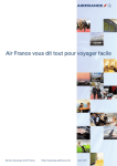 Air France Voyage Mode d'emploi